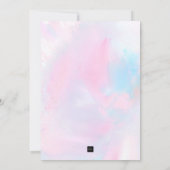 Mermaid Onder Zee Dieren Verjaardag Kaart (Achterkant)