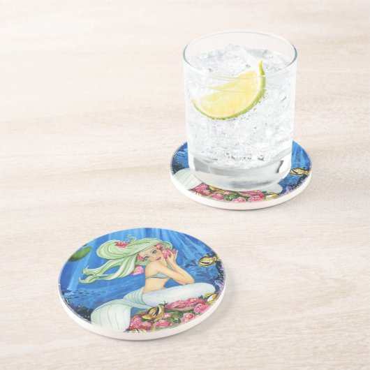 Mermaid Onderzetter (Zijkant)