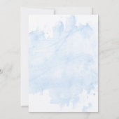 Mermaid Oneder The Sea 1st Birthday Invitation Kaart (Achterkant)