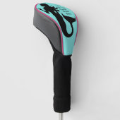 Mermaid only Casual water Days Zee Girl Golfheadcover (Schuin)