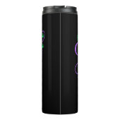 Mermaid Only Zone in Neon Green en Paars Thermosbeker (Achterkant)