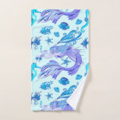 Mermaid Paars Fairy Creater Bad Handdoek (Handdoek)
