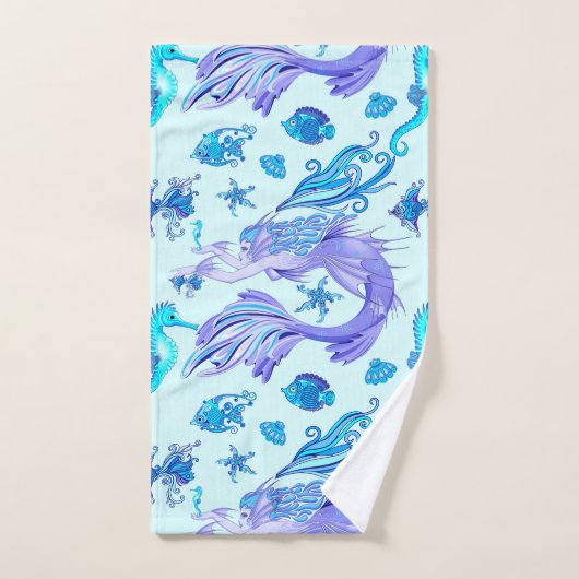 Mermaid Paars Fairy Creater Bad Handdoek (Handdoek)
