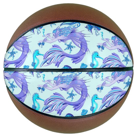 Mermaid Paars Fairy Creater Basketbal (Voorkant)