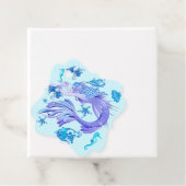 Mermaid Paars Fairy Creater Bedankjes Labels (In situ)