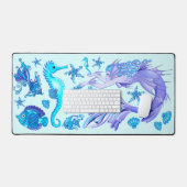 Mermaid Paars Fairy Creater Bureaumat (Keyboard & Muis)