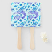 Mermaid Paars Fairy Creater Handwaaier (Voorkant en achterkant)