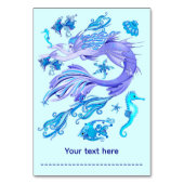 Mermaid Paars Fairy Creater Kaart (Voorkant)