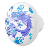 Mermaid Paars Fairy Creater Keramische Knop (Rechts)