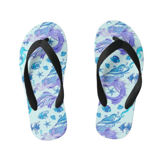 Mermaid Paars Fairy Creater Kinder Teenslippers (Voetbed)