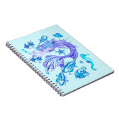 Mermaid Paars Fairy Creater Notitieboek (Rechterzijde)