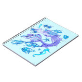 Mermaid Paars Fairy Creater Notitieboek (Linkerzijde)