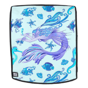 Mermaid Paars Fairy Creater Rugtassen