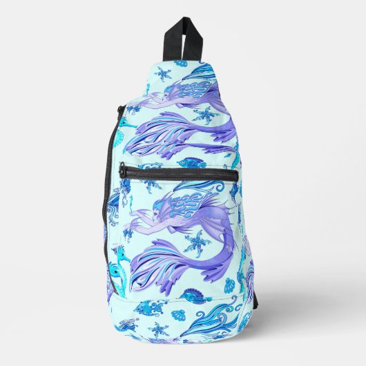 Mermaid Paars Fairy Creater Sling Bag (Voorkant)