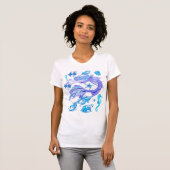 Mermaid Paars Fairy Creater T-shirt (Voorkant volledig)