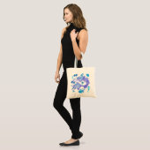 Mermaid Paars Fairy Creater Tote Bag (Voorkant (model))