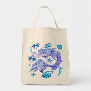 Mermaid Paars Fairy Creater Tote Bag