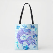 Mermaid Paars Fairy Creater Tote Bag (Voorkant)