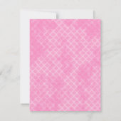 Mermaid Paars Pink Waterverf Baby shower Bedankkaart (Achterkant)