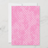 Mermaid Paars Pink Waterverf Baby shower Kaart (Achterkant)