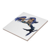 Mermaid Pair Tile Tegeltje (Zijkant)