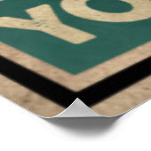 Mermaid pakt je vuile hippie in de weg poster (Hoek)