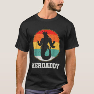 Mermaid papa Fish Vader T-shirt