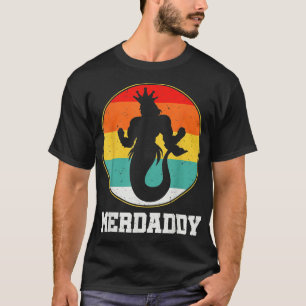 Mermaid papa Fish Vader T-shirt