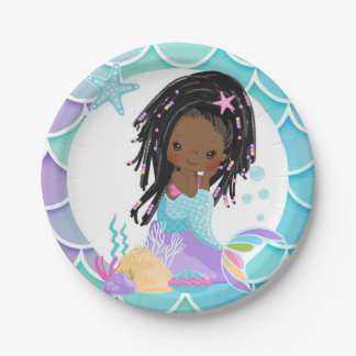 Mermaid paper bord dark skin