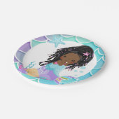 Mermaid paper bord dark skin (Gekanteld)