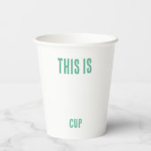 Mermaid Papieren Bekers (Achterkant)