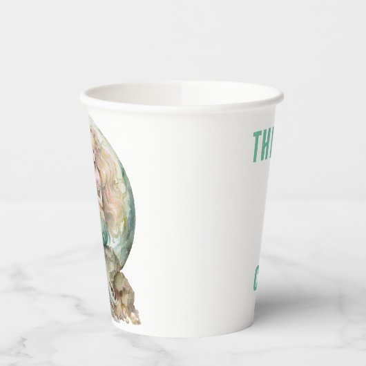 Mermaid Papieren Bekers (Links)
