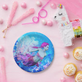 Mermaid Papieren Bordje (Feest)