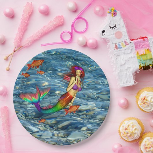 MERMAID PAPIEREN BORDJE (Feest)