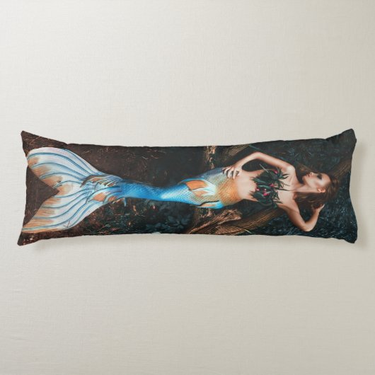 Mermaid Paradise Lichaamskussen (Voorkant)
