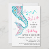 Mermaid Party | Aanbesteding op zondag Kaart (Voorkant)