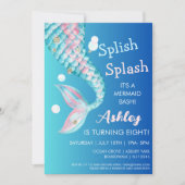 Mermaid Party | Aanbesteding op zondag Kaart (Voorkant)