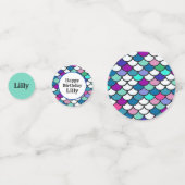 "Mermaid Party" Confetti (Voorkanten)