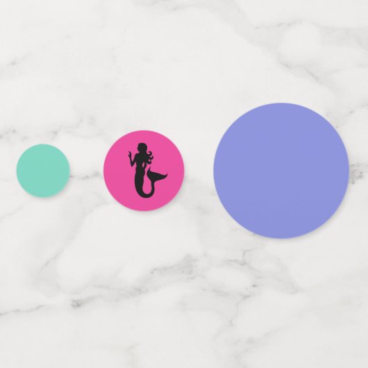"Mermaid Party" Confetti (Achterkanten)