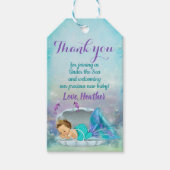 Mermaid Party Favor Onder het Zee Dank u Labels Cadeaulabel (Voorkant)