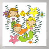 Mermaid Party Poster (Voorkant)