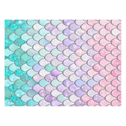 Mermaid Party Tablecloth Tafelkleed (Voorkant (Horizontaal))