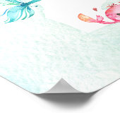 Mermaid party-teken, mermaid-welkomstteken poster (Hoek)