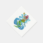 Mermaid Party Warrior Napkins Servet (Hoek)