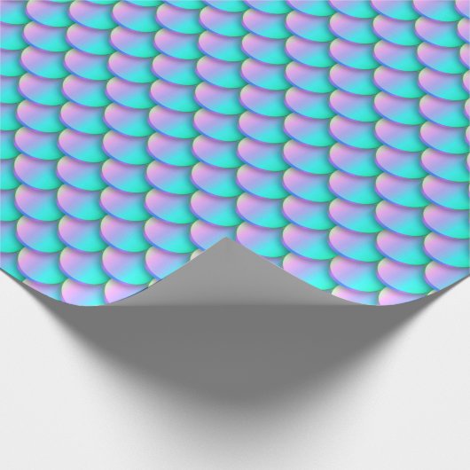 Mermaid-patroon Cadeaupapier (Hoek)