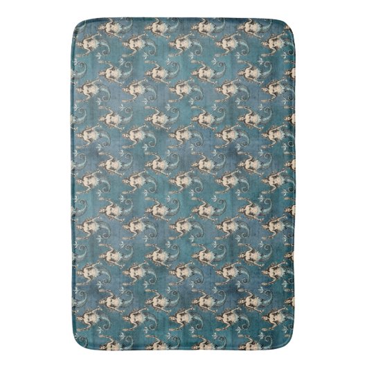 Mermaid Pattern Badmat (Voorkant Verticaal)