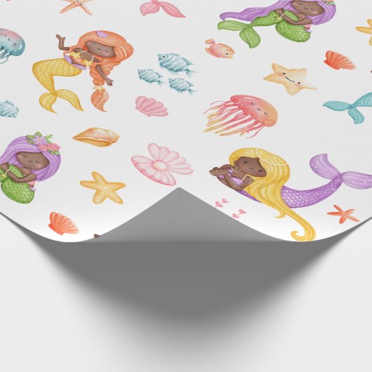 Mermaid Pattern Cadeaupapier (Hoek)