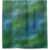 Mermaid Pattern Douchegordijn (Voorkant)
