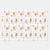 Mermaid Pattern Inpakpapier Vel (Voorkant 2)