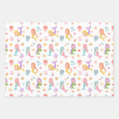 Mermaid Pattern Inpakpapier Vel (Voorkant 2)